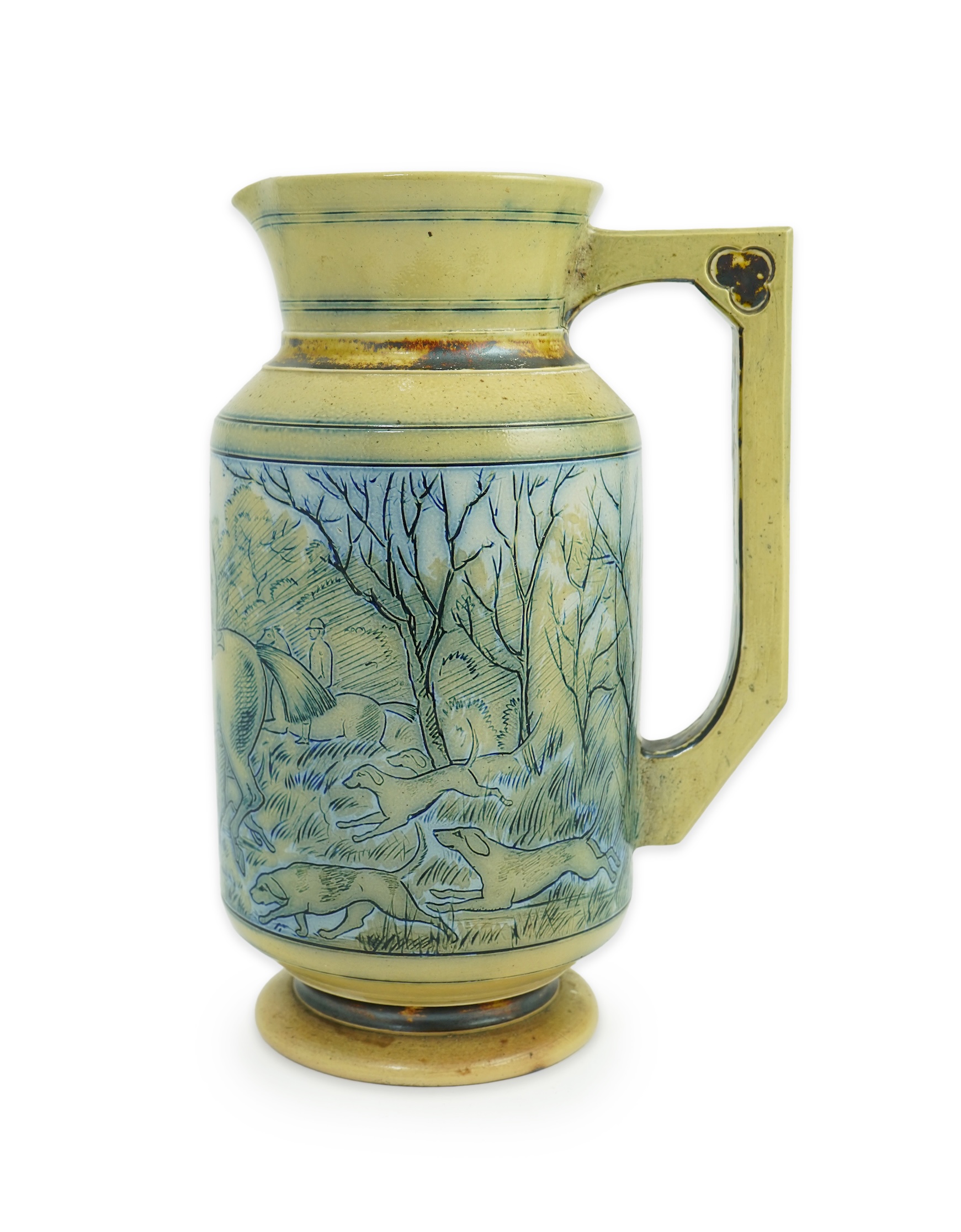 Robert Wallace Martin for Martin Brothers: A large stoneware ewer